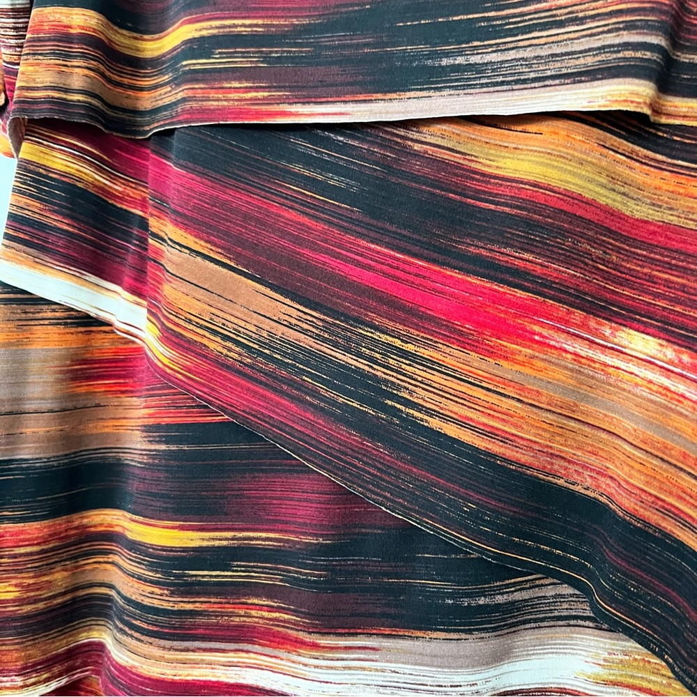 Connected Apparel Multicolor Abstract Print Dress… - image 7